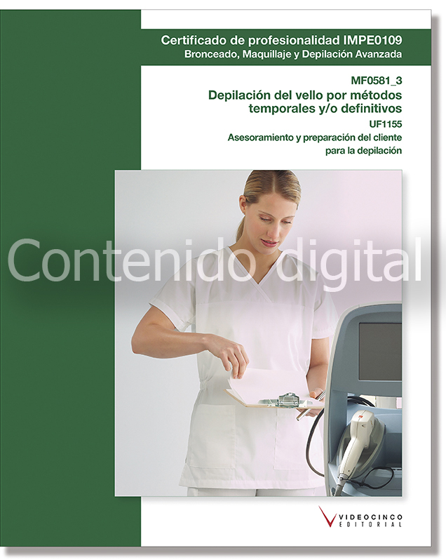 UF1155 . Asesoramiento y preparación del